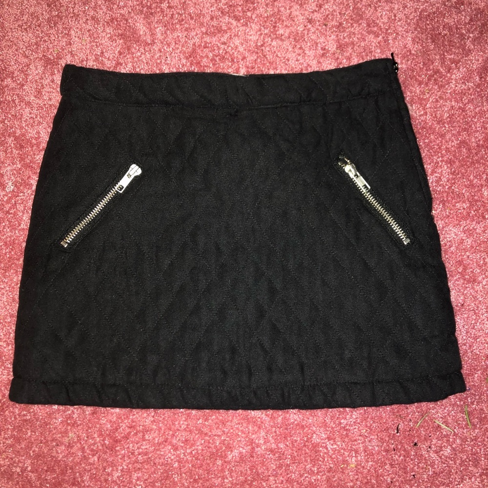 Children’s Black Skirt with Zippers